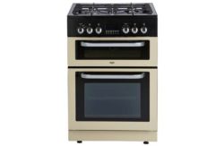 Bush BDFDXS60C Dual Fuel Cooker - Cream